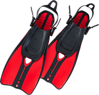 Duo 2 snorkelvinnen Rood