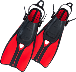 Duo 2 snorkelvinnen Rood