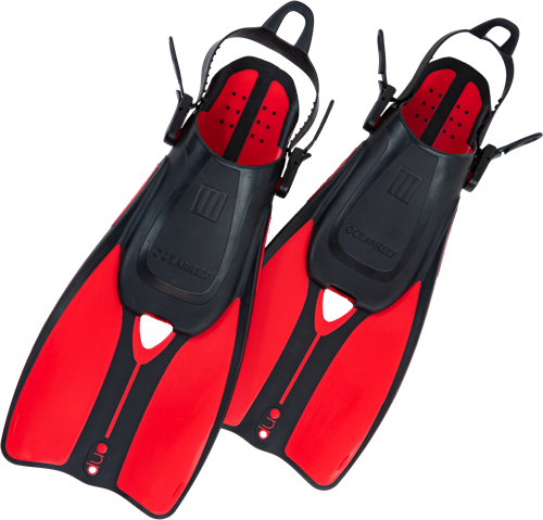 Duo 2 snorkelvinnen Rood