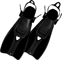 Duo 2 snorkelvinnen Zwart