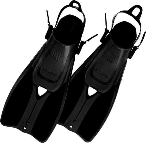 Duo 2 snorkelvinnen Zwart
