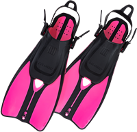 Duo 2 snorkelvinnen Roze