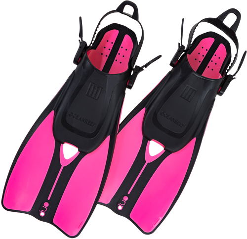 Duo 2 snorkelvinnen Roze