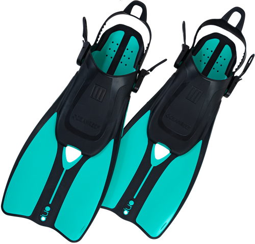 Duo 2 snorkelvinnen Turquoise