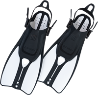Duo 2 snorkelvinnen Wit