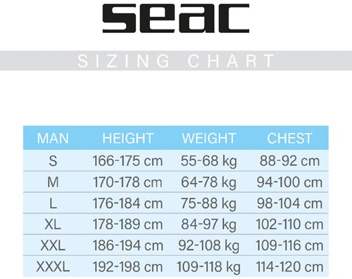 Seac Sub Undervest Fit Lang 2MM Man-3