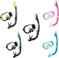 Tusa Sport Mini-Kleio Dry Snorkelset (UC-2022P) Roze