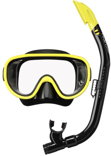 Tusa Sport Elite Snorkelset (UC0110) Geel