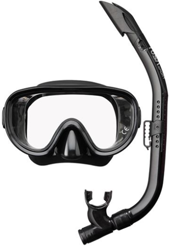 Tusa Sport Elite Snorkelset (UC0110) Zwart