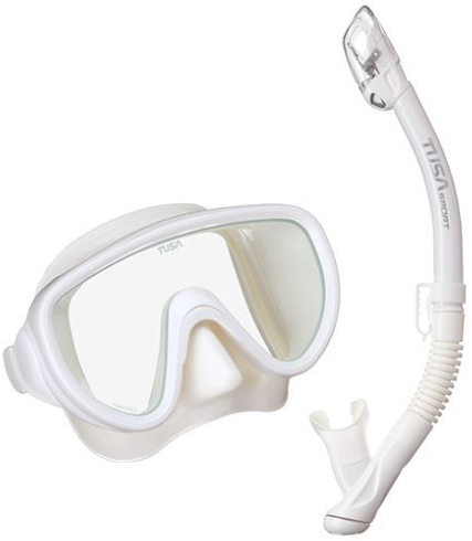 Tusa Sport Serena Snorkelset (UC1625PQ) Wit
