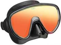 Tusa Sport Serena Snorkelset - Mirrored (UC1625PMQB) Zwart-2