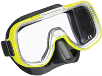 Tusa Sport Mini-Kleio Dry Snorkelset (UC-2022P) Zwart-Geel-2