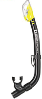 Tusa Sport Mini-Kleio Dry Snorkelset (UC-2022P) Zwart-Geel-3