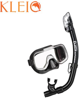 Tusa Sport Mini-Kleio Dry Snorkelset (UC-2022P) Zwart