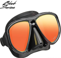 Tusa Sport Powerview Snorkelset - Mirrored (UC2425PMQB) Zwart-2