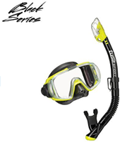 Tusa Sport Visio Tri-Ex Snorkelset (UC3125PQB) Geel