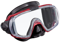 Tusa Sport Visio Tri-Ex Snorkelset (UC3125PQB) Rood-2
