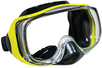 Tusa Sport Imprex 3D Dry Snorkelset (UC-3325P) Geel-2
