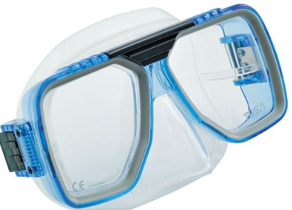 Tusa Sport Liberator Snorkelset (UC-5019P) Blauw-2