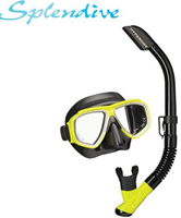 Tusa Sport Splendive Snorkelset (UC-7519P) Geel