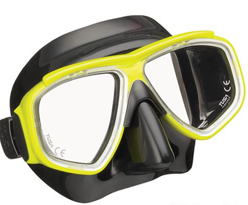 Tusa Sport Splendive Snorkelset (UC-7519P) Geel-2