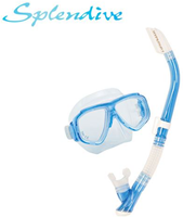 Tusa Sport Splendive Snorkelset (UC-7519P) Blauw
