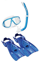 Tusa Masker, Snorkel, Vinnen Set UP-0101 CB M