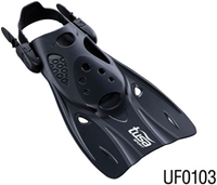 Tusa Masker, Snorkel, Vinnen Set UP-0101 BK/BK L-3