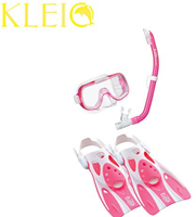 Tusa Sport Mini Kleio Hyperdry Snorkelset (UC-0201) Roze Medium
