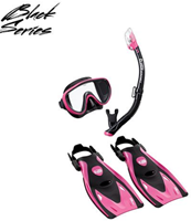 Tusa Sport Serene Snorkelset (UC-1521Q) Roze Medium
