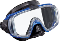 Tusa Sport Visio Tri-Ex Snorkelset (UP-3521QB) Blauw Large-2