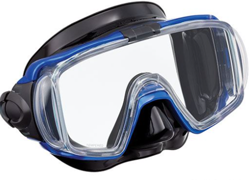 Tusa Sport Visio Tri-Ex Snorkelset (UP-3521QB) Blauw Large-2
