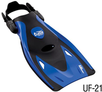 Tusa Sport Visio Tri-Ex Snorkelset (UP-3521QB) Blauw Medium-3