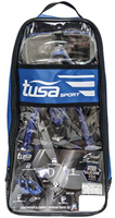 Tusa Sport Visio Tri-Ex Snorkelset (UP-3521QB) Blauw Large-3